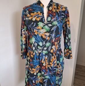 Jude Connally navy floral dress size small